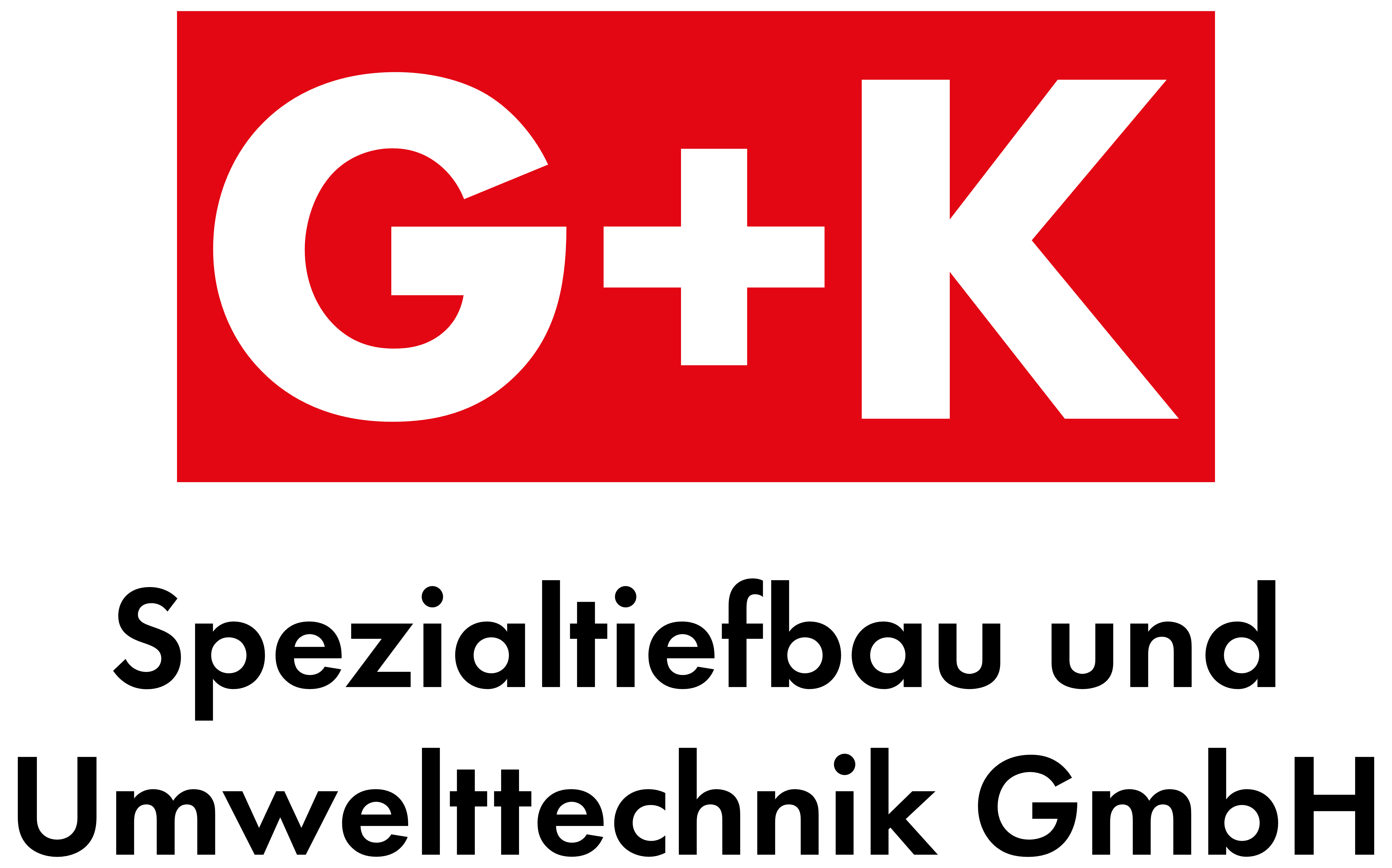 G+K Logo zentriert schwarz hochauflösend